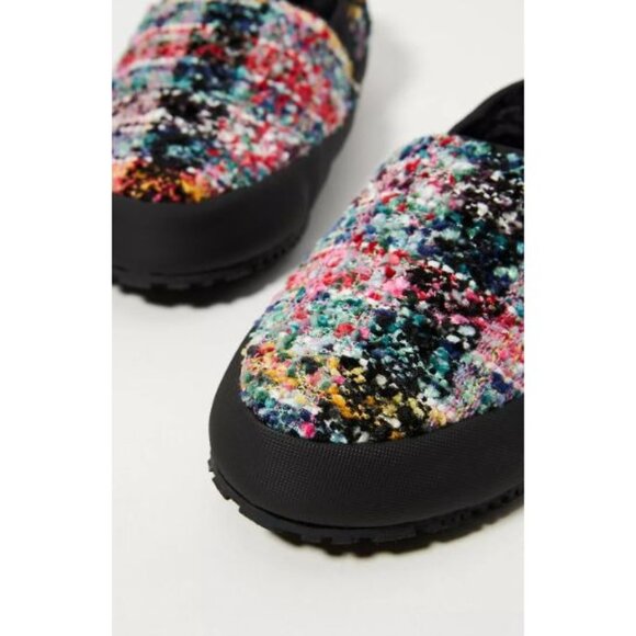P448 Fuzzy Laby Slippers Size 38 US 7.5/8 Anthropologie Multi Colored Rubber Bot - Picture 8 of 8